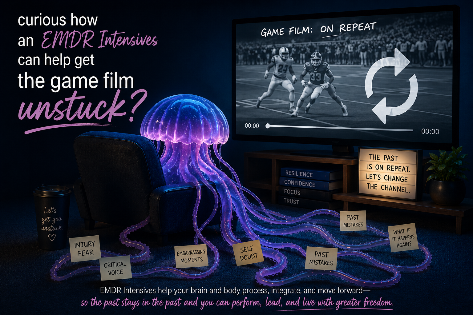 Sports Performance EMDR Intensive helping athletes process performance anxiety and mental blocks